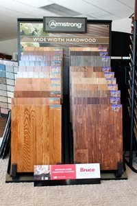 Flooring products display in showroom at Choo Choo Carpets & Floor Coverings, Inc in Lane Chattanooga, TN