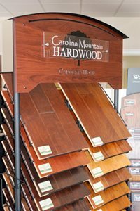 Flooring products display in showroom at Choo Choo Carpets & Floor Coverings, Inc in Lane Chattanooga, TN