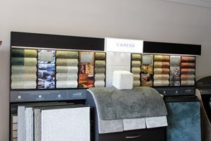 Flooring products display in showroom at Choo Choo Carpets & Floor Coverings, Inc in Lane Chattanooga, TN